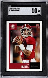 Panini Score 2020 novato Jalen Hurts #394 radiocontrol *sgc 10* Philadelphia Eagles Jugador Más Vp - Imagen 1 de 2