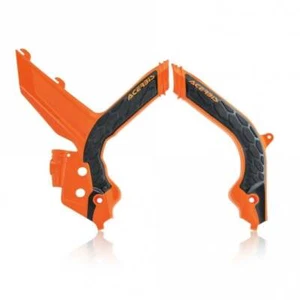Protectores de cuadro Acerbis X-Grip - KTM EXC 150-300 EXC-F 250-500 20-23 (Naranja/Negro) - Imagen 1 de 1