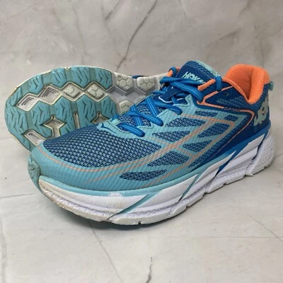 Hoka One One Clifton 3 Green Women’s Running Shoes Sneakers Sz 9.5 M (B) - Image 1 of 4