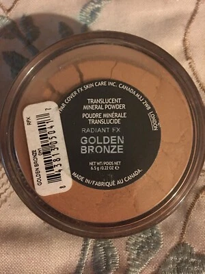 Cover FX Radiant FX GOLDEN BRONZE Translucent Mineral Powder 6.5 Grams Large HTF - Image 1 of 3