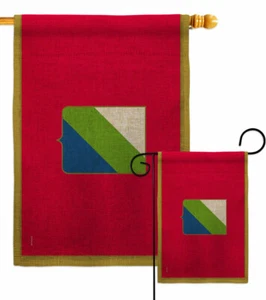 Abruzzo Burlap Garden Flag Italy Regions Decorative Small Gift Yard House Banner - Bild 1 von 19