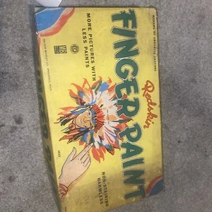 Vintage Redskin Finger Paint by Milton Bradley - Picture 1 of 5