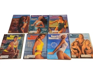 Sports Illustrated Swimsuit  Magazine Lot 1980's And 1990's Lot Of 7 - Picture 1 of 15