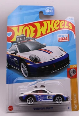 HOT WHEELS 2024 PORSCHE 911 RALLYE #953 5/5 HW TURBO ROTHMANS PAINT LOOK NOC - Image 1 of 3