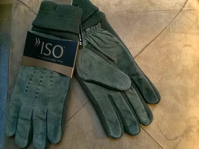 Guantes ISO de cuero genuino para hombre-M-nuevos con etiquetas Foto 1 de 3