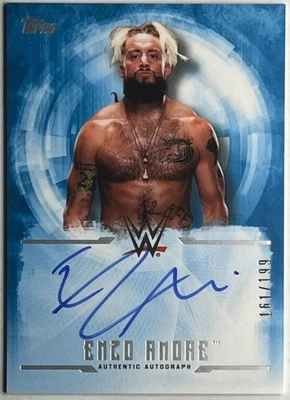 2017 Topps WWE Undisputed ENZO AMORE - Auto #UA-EA #161/199 - Image 1 of 3