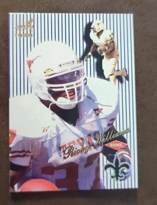 1999 Pacific Aurora - Pinstripes #94 Ricky Williams (RC) Longhorns Saints NM! - Image 1 of 2
