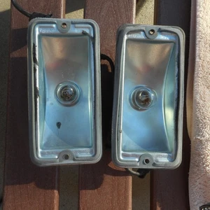 DODGE A100 A108 Truck Front Turn Signal Bucket Set MOPAR - Picture 1 of 9