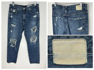 Jeans AG Adriano Goldschmied The Phoebe vintage vita alta gamba affusolata 30R - Foto 1 di 15