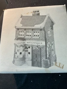 Dept Department 56 Dickens Village Series Geo Weeton Watchmaker Heritage Vintage - Bild 1 von 8