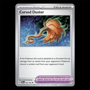 Paradox Rift - Cursed Duster 161/182 - TCG Pokemon Card - Picture 1 of 1