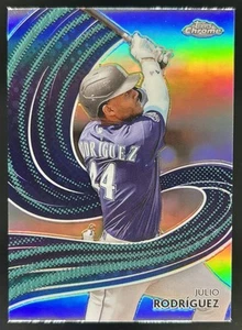 2024 Topps Baseball Chrome Julio Rodriguez Strokes #S-18 Seattle Mariners - Foto 1 di 10