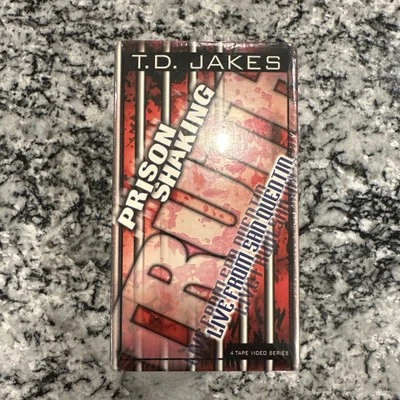 TD Jakes - 4 VHS Tape Box Set - Prison Shaking Truth: Live From San Quentin SEAL - Image 1 of 4