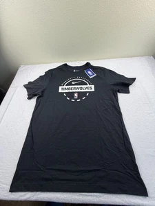 Camisa Minnesota Timberwolves Para Hombres XL Negra Nike NBA Nueva $35 - Imagen 1 de 8