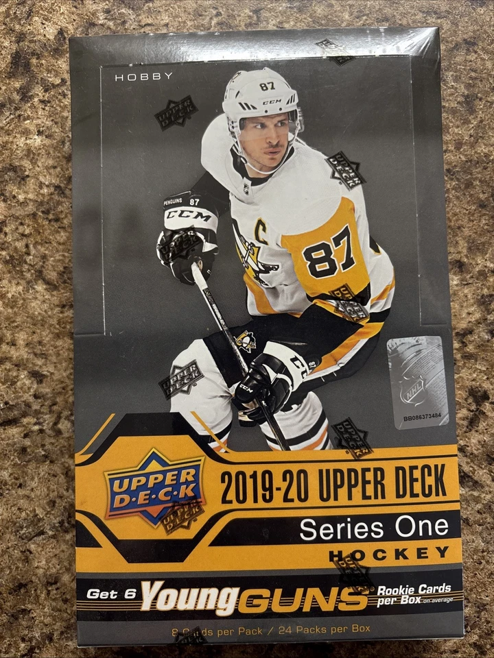 2019-20 Upper Deck Serie 1 Hockey Sellado Hobby Box 6 Young Guns A Box 24 Paquetes Foto 1 de 2