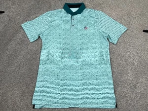 Greyson Polo Shirt Mens Large Golf American Dunes Golf Preppy Wolf Classic Green - Picture 1 of 9