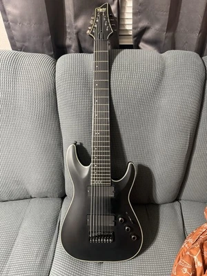 Schecter C-8 SLS 8-string Electric Guitar - Satin Matte Black With EMG X Pickups - Image 1 of 4