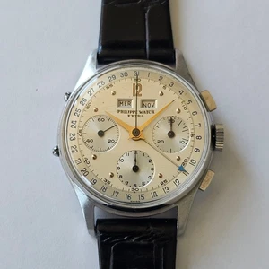 PHILIPPE WATCH-CRONO TRIPLO CALENDARIO-VALJOUX 72 C-DATO-COMPAX-RUOTA A COLONNE - Picture 1 of 24