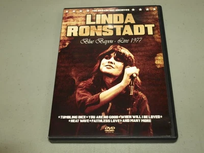 Linda Ronstadt: Blue Bayou - Live 1977 (DVD) Laser Media - Region Free  RARE Foto 1 de 3