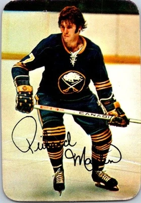 HOCKEY CARD OPC 1977 INSERT RICK MARTIN   BUFFALO SABRES  NO182 - Image 1 of 2