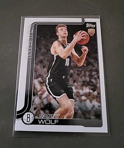 DANNY WOLF NBA ROOKIE CARD TOPPS 2025-26 RC # 226 BROOKLYN NETS - Bild 1 von 6