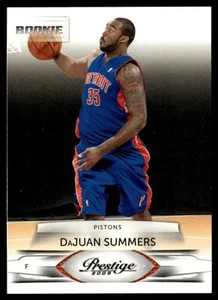2009-10 Panini Prestige DaJuan Summers Rookie Detroit Pistons #184 - Picture 1 of 2