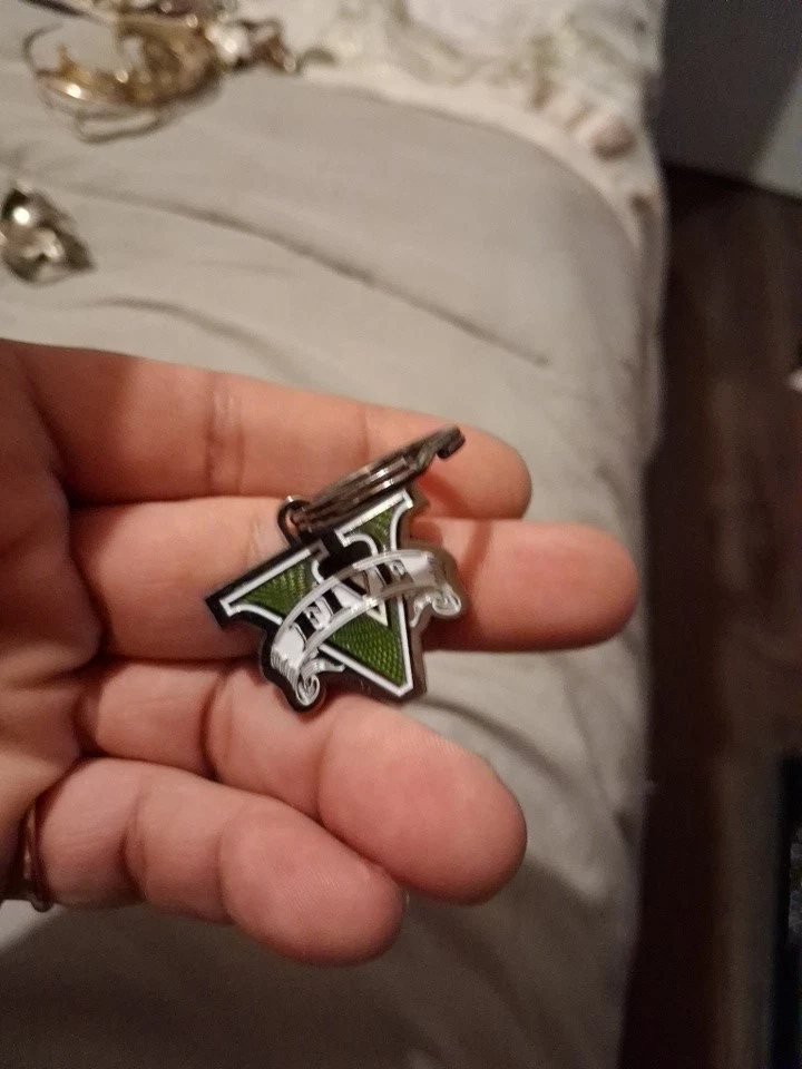 RARO! ¡LLAVERO METAL GTA V! ¡PROMOCIÓN GRAND THEFT AUTO 5! Foto 1 de 1