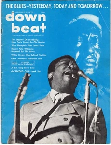 DOWN BEAT Music Magazine Aug 6 1970 BLUES B.B. King LEADBELLY Willie Dixon MORE - Imagen 1 de 2