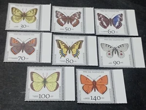 Germany 1991 Youth Hostel - Butterflies complete set edge sheet MNH - Picture 1 of 7