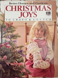VTG Christmas Joys To Craft Stitch Book Better Homes & Gardens Hardcover 1985 16 - Picture 1 of 5