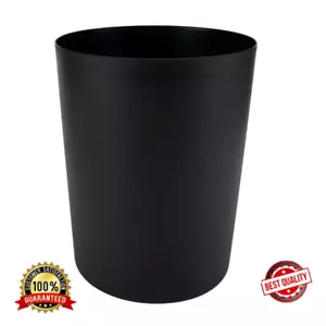 5 Gal Wastebasket Plastic Office Trash Can Bathrooms Matte BPA Free Easy Clean - Picture 1 of 8