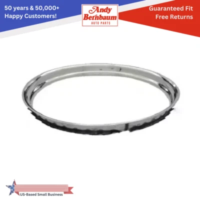 Anel prata cromado acabamento roda externa Dodge DeSoto Chrysler Plymouth Dodge 1928-1954 - Imagem 1 de 4