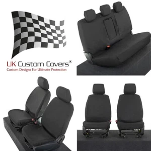 FORD RANGER WILDTRAK SEAT COVERS TAILORED WATERPROOF HEAVY DUTY (2016 ONWARDS) - Picture 1 of 60