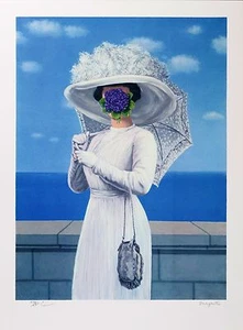 René Magritte - Der Große Krieg (signierte & nummerierte Lithographie) - Bild 1 von 5