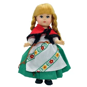 rothaarige Bauernpuppe Made in Hong Kong Spitzenpantaloons sehr süß und sauber 8 Zoll - Bild 1 von 6