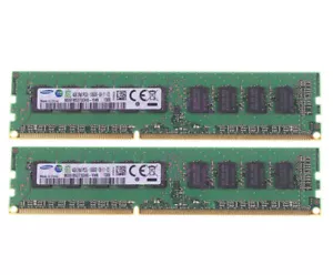2X 4GB Samsung 4G 2Rx8 PC3L-10600E DDR3 1333Mhz Desktop ECC RAM Memory DIMM #*^^ - Picture 1 of 6