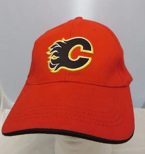 NHL Calgary Flames hockey baseball cap hat adjustable - Picture 1 of 2
