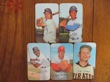5-1971 Topps Super Cards(LOU PINIELLA/AMOS OTIS/RICO CARTY/DICK BOSMAN/LU WALKER