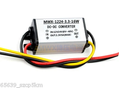 12V/24V to 3.3V 5A DC/DC Power Converter Regulator Module Step Down Adapter - Image 1 of 2