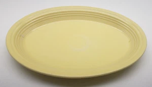 Fiesta Ware Homer Laughlin China Co Oval Serving Plate China JJC Yellow 14x10 - Picture 1 of 3