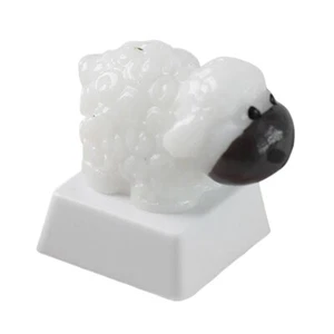 Lovely 3D Resin Keycap for Mechanical Keyboards Decoration Lamb For Gamers Gift - Afbeelding 1 van 8