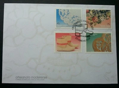 Portugal Handicrafts 1994 Art Flower Shoe Pattern (stamp FDC) - Image 1 of 4