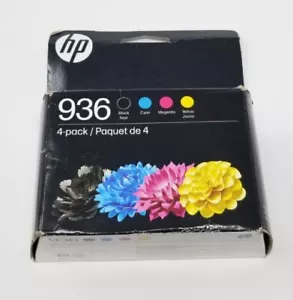 Neu HP 936 schwarz + dreifarbig Tintenpatronen Magenta-Gelb-Cyan Ablaufdatum Okt 2026 - Bild 1 von 1