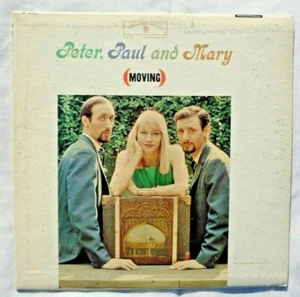 Peter Paul & Mary (Moving) 1963 Warner Bros. W-1589 Pitman 1-F/1-AB Pressing VG - Picture 1 of 12