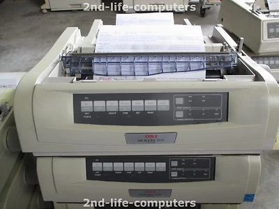 OKI 5520 D22200B USB PARALLEL 9 Pin Dot Matrix Impact Printer Drucker A4 B/W POS - Image 1 of 4
