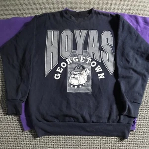 Georgetown Hoyas VINTAGE Crewneck Sweatshirt Adult Large Artex  - Picture 1 of 4