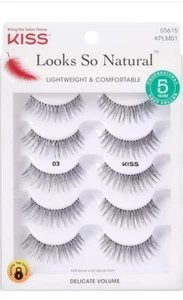 Kiss Looks So Natural Lightweight & Comfortable Lashes, KPLM01 03 - Picture 1 of 6