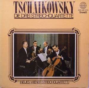 TSCHAIKOWSKY - THE THREE STRING QUARTETS - AMADEO 2LP SET - Picture 1 of 1