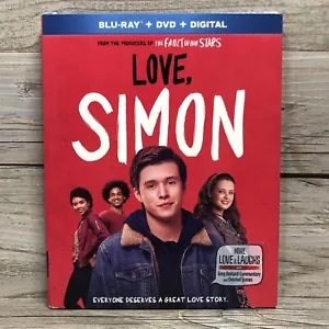 Love, Simon (Blu-ray + DVD, 2018) SEALED w/ Slipcover - Foto 1 di 2