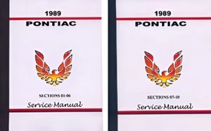 1989 PONTIAC SHOP MANUAL - Foto 1 di 1
